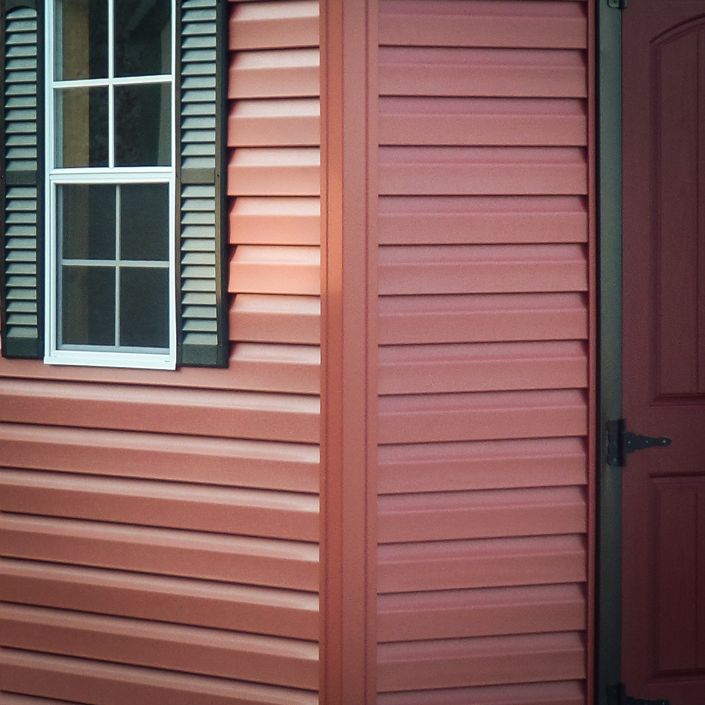 Siding options on a custom Esh's shed