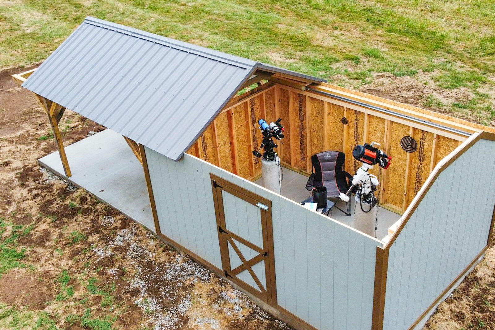 Real Esh's shed in a customer backyard