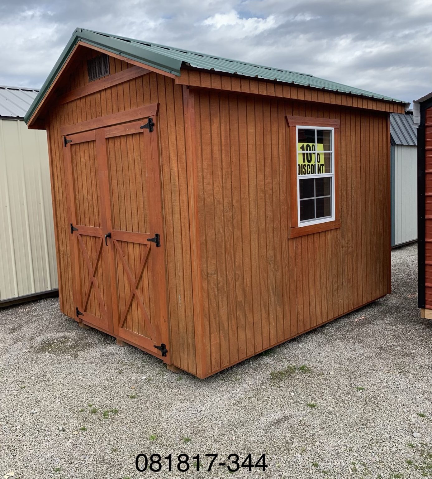 8x10 Ranch Esh's Utility Buildings