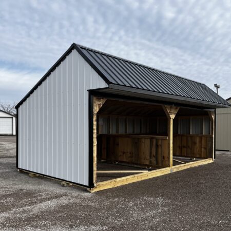 12x24 Horse Barn Run-In