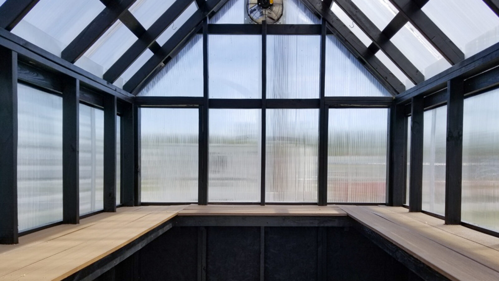 wooden shed Esh's Utility Buildings