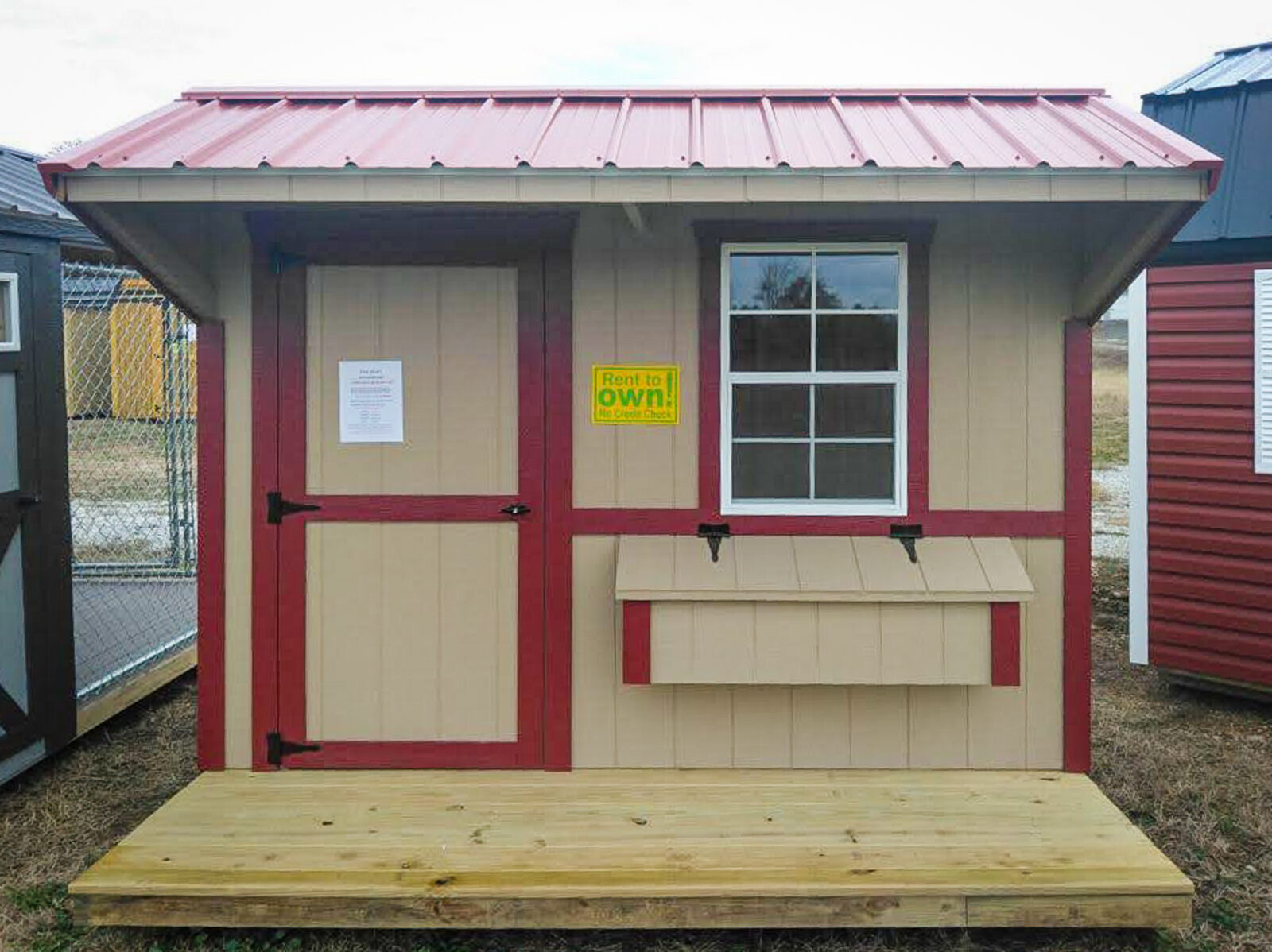 Photos of Chicken Coops in KY TN Esh's Utility Buildings