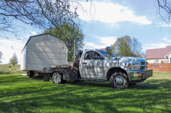 delivery by Esh's Utility Buildiings