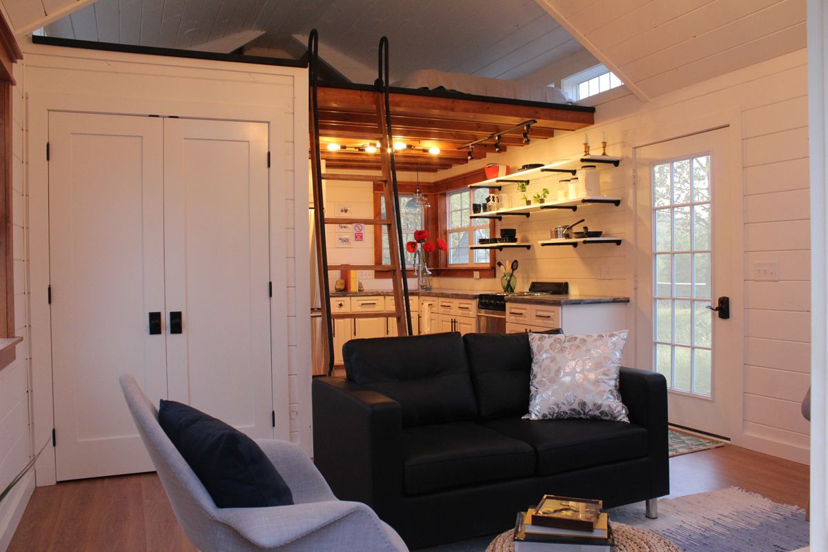 amish built tiny house shed
