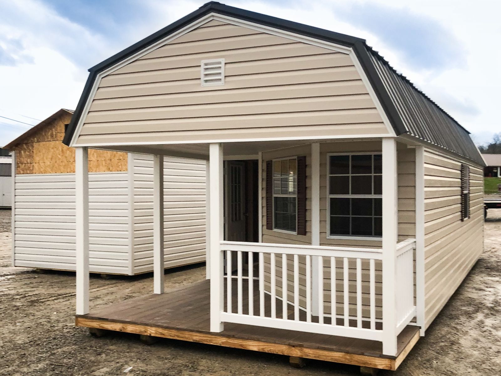 A lofted prefab cabin for sale in Cave City, KY